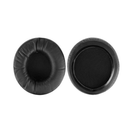 Náhradní Náušníky pro Beyerdynamic T5P, T70, T90, HS200, RSX700, Paměťová pěna + PU kůže, Černé, 1 pár
