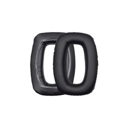 Náhradní Náušníky pro Beyerdynamic DT 100, DT 150, DT 190, Paměťová pěna + PU kůže, Černé, 1 pár