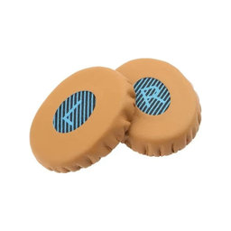Náhradní Náušníky pro Bose OE2, OE2i SoundTrue, PU kůže, Hnědé, 1 pár