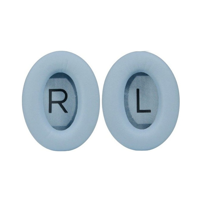 Náhradní Náušníky pro Bose QuietComfort 45, Paměťová pěna + PU kůže, Světle Modré, 1 pár