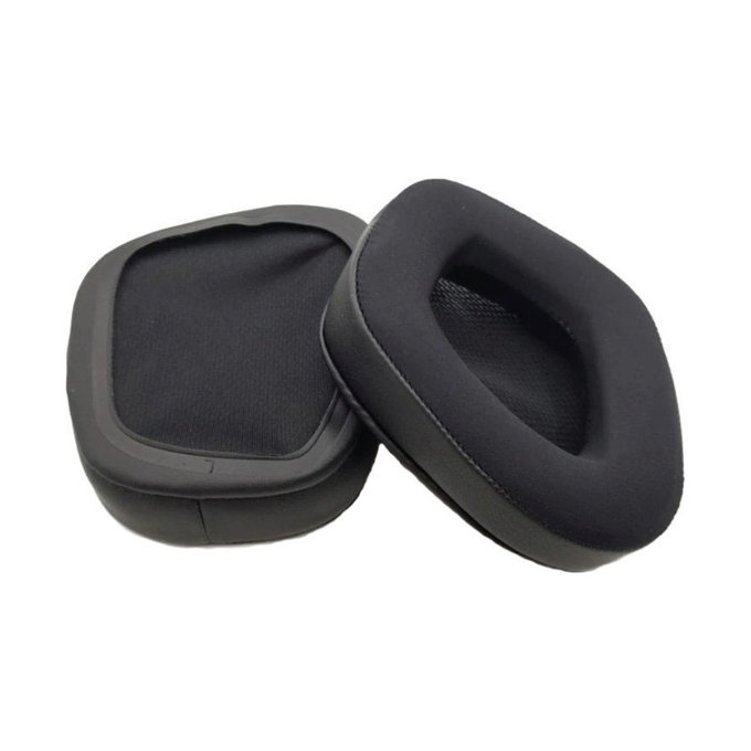 Náhradní Náušníky pro Corsair Void RGB Elite, Paměťová pěna + Neopren, Černé, 1 pár