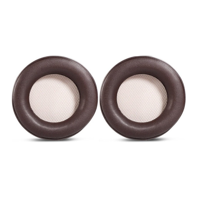 Náhradní Náušníky pro Corsair Virtuoso RGB, RGB SE a RGB XT, Paměťová pěna + PU kůže, Hnědé, 1 pár
