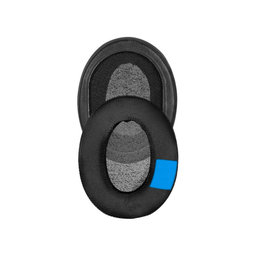 Náhradní Náušníky pro Kingston HyperX Cloud, Paměťová pěna + Neopren + PU kůže, Černé, 1 pár