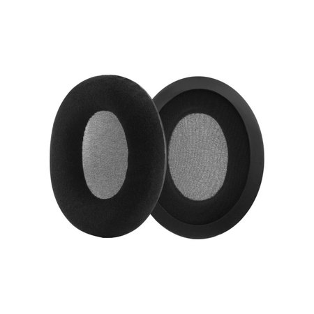 Náhradní Náušníky pro Kingston HyperX Cloud II, Semiš, Černé, 1 pár