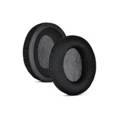 Náhradní Náušníky pro Kingston HyperX Stinger Core, Paměťová pěna + Textil, Černé, 1 pár