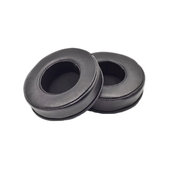 Náhradní Náušníky pro Pioneer HDJ1000, HDJ2000, HDJ1500, Paměťová pěna + PU kůže, Černé, 1 pár