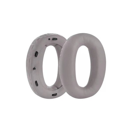Náhradní Náušníky pro Sony MDR-1000X, WH-1000XM2, Paměťová pěna + PU kůže, Šedé, 1 pár