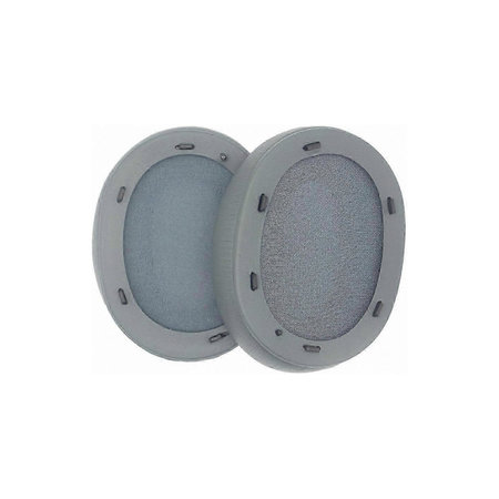 Náhradní Náušníky pro Sony WH-ULT900N, Paměťová pěna + PU kůže, Šedé, 1 pár