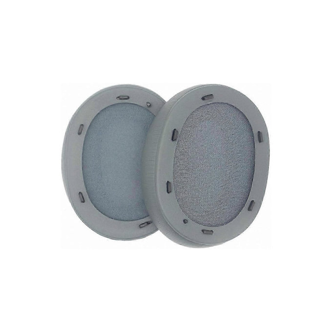 Náhradní Náušníky pro Sony WH-ULT900N, Paměťová pěna + PU kůže, Šedé, 1 pár