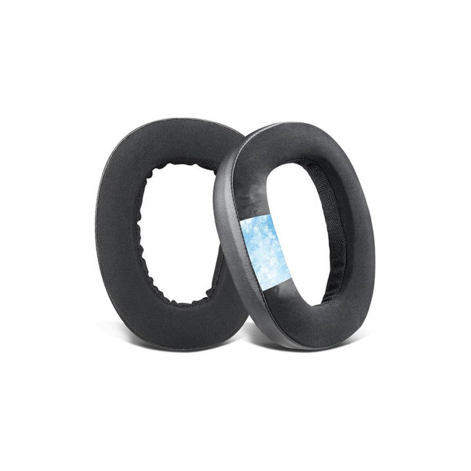 Náhradní Náušníky pro Sennheiser GSP500, GSP600, Paměťová pěna + PU kůže, Černé, Chladicí Gel, 1 pár