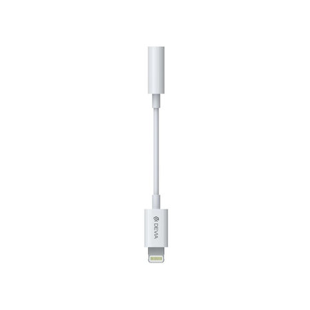 Adaptér Smart 3,5mm Jack / Lightning, bílá, Devia