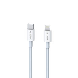 Lightning / USB-C kabel Smart, PD 20W, 1m, bílá, Devia