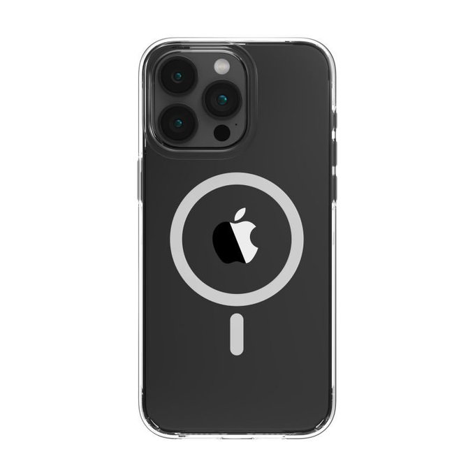 Pouzdro Elemental s MagSafe pro iPhone 15, Transparentní, Devia