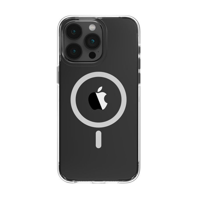 Pouzdro Elemental s MagSafe pro iPhone 15 Pro Max, Transparentní, Devia