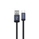 USB / USB-C kabel Gracious, 2.1A, 2m, černá, Devia