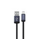 Lightning / USB kabel Gracious, 2,4A, 1m, černá, Devia