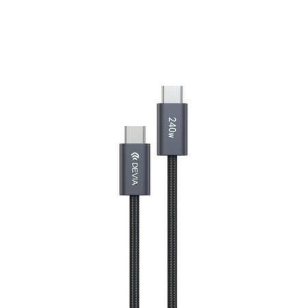 USB-C / USB-C kabel Extreme Speed, PD 240W, 2m, černá, Devia