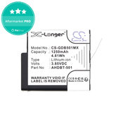 Baterie pro Gopro Hero 8, Hero 6, 1250mAh, Li-Ion, 3.85V, AHDBT-501, HQ