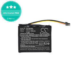 Baterie pro TomTom GO 1000 Live, 1005, 2050, 1000mAh, Li-Ion, 3.7V, AHL03711018, HQ