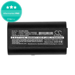 Baterie pro Dymo 260, 280, 650, 650mAh, Li-Ion, 7.4V, 14430, HQ