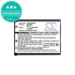 Baterie pro Leica, ALBA, Fujifilm, Avision, Praktica, Medion, 660mAh, Li-ion, 3.7V, NP-45, HQ