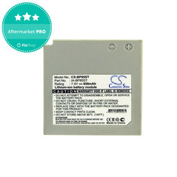 Baterie pro Samsung VP-MX10, 20, 850mAh, Li-Ion, 7.4V, IA-BP85ST, HQ