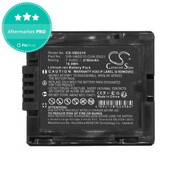 Baterie pro Panasonic NV, PV, VDR, Hitachi DZ, 2160mAh, Li-Ion, 7.4V, BZ-BP14S, HQ