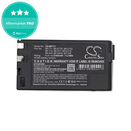Baterie pro Canon E06, Canon E07, 2100mAh, Ni-MH, 6V, BP-711, HQ