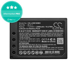 Baterie pro Olympus OM SYSTEM OM-1, OM-1 Mirrorless, 2260mAh, Li-Ion, 7.2V, BLX-1, HQ