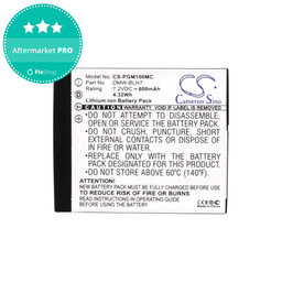 Baterie pro Panasonic Lumix DMC, 600mAh, Li-Ion, 7.2V, DMW-BLH7, HQ