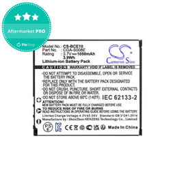 Baterie pro Panasonic Lumix DMC, 1050mAh, Li-Ion, 3.7V, DMW-BCE10, HQ