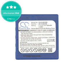 Baterie pro HBC Fub3a, 700mAh, Ni-MH, 6V, AF-FUB03M, HQ