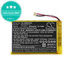 Baterie pro Autel MaxiSys Mini, MaxiIM IM508, MS905, 4250mAh, Li-Pol, 3.7V, MLP5070111, HQ