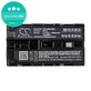 Baterie pro Line 6 James Tyler Variax, Line 6 JTV Guitar, 2600mAh, Li-Ion, 7.4V, BA12, HQ