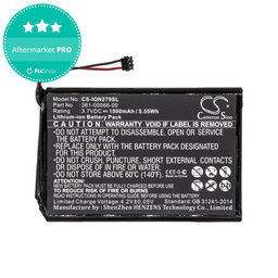 Baterie pro Garmin Nüvi 2757, 1500mAh, Li-Ion, 3.7V, 361-00066-00, HQ