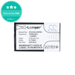 Baterie pro Emporia Essence Plus, Talk comfort, V20, 1050mAh, Li-Ion, 3.7V, AK-RL2, HQ