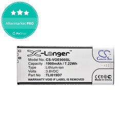 Baterie pro Alcatel 1 Dual Sim, TCL 5033, Vodafone VFD, Telstra, 1900mAh, Li-Ion, 3.8V, TLI019D7, HQ