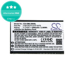 Baterie pro Saiet Lumina, Ready, Single, Brondi Amico Favoloso, Gigaset GI390, 590, 800mAh, Li-Ion, 3.7V, V30145-K1310-X470, HQ