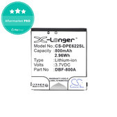 Baterie pro Doro PhoneEasy 2314, 2315, 1360, 520, 800mAh, Li-Ion, 3.7V, DBF-800A, HQ