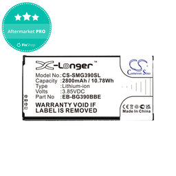 Baterie pro Samsung Galaxy Xcover 4, 4S, 2800mAh, Li-Ion, 3.85V, EB-BG390BBE, HQ