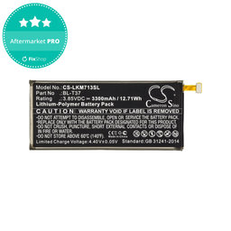 Baterie pro LG L713dl, LG LG-Q710al, LG Lm-L713dl, 3300mAh, Li-Pol, 3.85V, BL-T37, HQ
