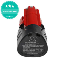 Baterie pro Milwaukee C12, M12, 2000mAh, Li-Ion, 12V, 48-11-2440, HQ