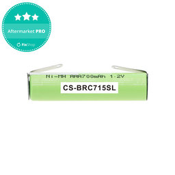 Baterie pro Philips Norelco QC5055, Braun FreeControl 1715, 700mAh, Ni-MH, 1.2V, 4HGAE-LFU, HQ