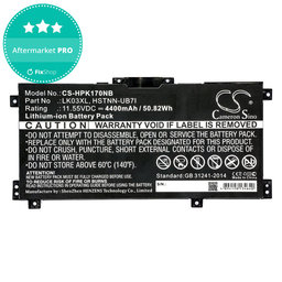 Baterie pro HP Pavilion X360 15-CR0001NM, 4400mAh, Li-Ion, 11.55V, LK03XL, HQ