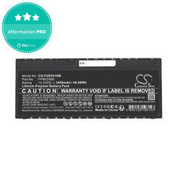 Baterie pro Fujitsu Lifebook E4411, E448, E458, 3450mAh, Li-Pol, 14.4V, FPB0338S, HQ