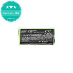 Baterie pro Waterpik 900 Sonic Toothbrush, Sensonic Plus Sr-3000, 700mAh, Ni-MH, 2.4V, BK-4MCCE, HQ