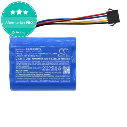 Baterie pro Ecovacs Winbot X, WA30, WA50, 2600mAh, Li-Ion, 22.2V, S07-Li-222-3000, HQ