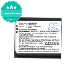 Baterie pro Samsung Gear 360, 1300mAh, Li-Ion, 3.85V, EB-BC200ABE, HQ