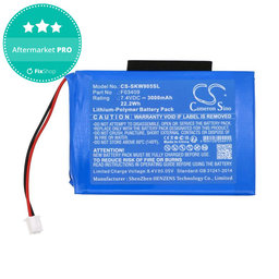 Baterie pro Satlink WS-6902, WS-6905, 3000mAh, Li-Pol, 7.4V, F03409, HQ