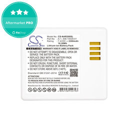 Baterie pro Arlo Pro, Arlo Pro 2, Netgear, 2200mAh, Li-Ion, 7.4V, A-1, HQ